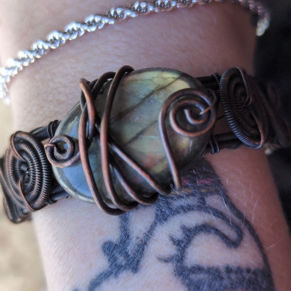 Handcrafted Wire Wrapped Bracelet